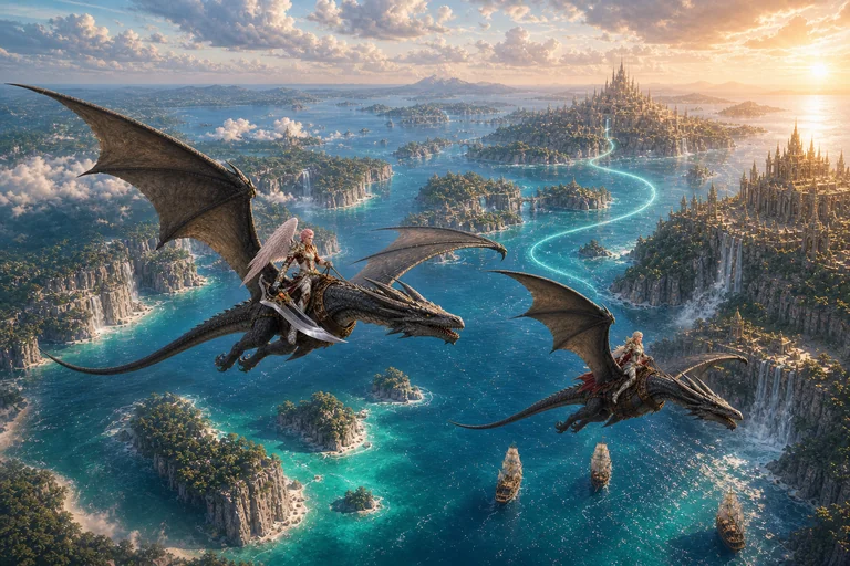 Lineage2AI MI MMORPG projekta vizualizācija 2